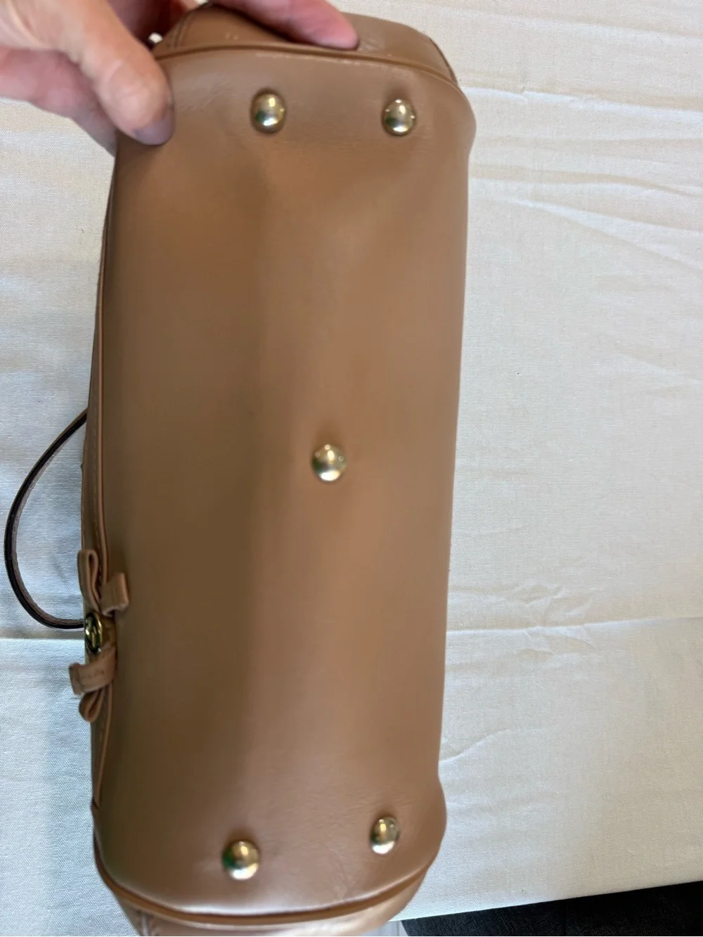 Gucci Tan/Brown GG Canvas and Leather Shoulder Bag